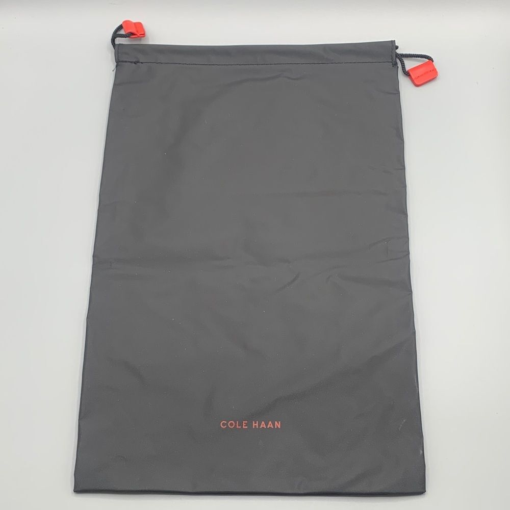 COLE HAAN | 1 UNISEX ORIGINAL SHOE DUST BAG | BLACK CHARCOAL RED